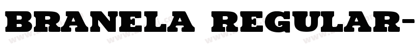 Branela Regular字体转换